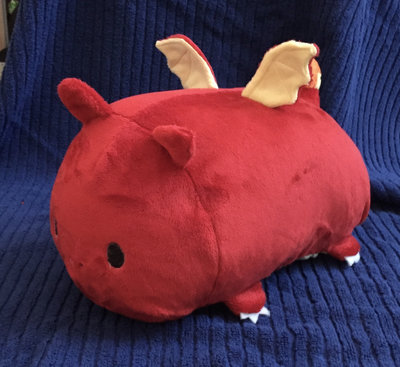 Red dragon loaf plush